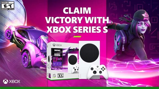This Xbox Series S bundle includes free Fortnite and Rocket League content