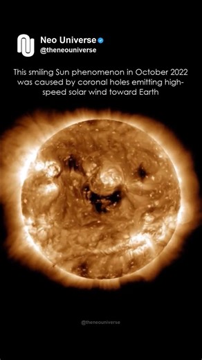 NASA Captures Smiling Sun