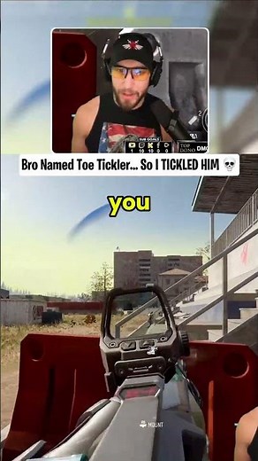 Bro Named Toe Tickler… So I TICKLED HIM 💀 #warzone