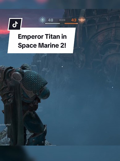 Emperor Titan Unleashed in Space Marine 2 Gameplay