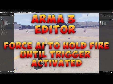 Arma 3 Editor | Force AI to Hold Fire and then fire on trigger
