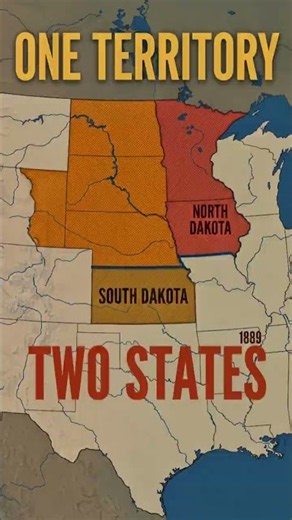 Why Was Dakota Split Into Two States? #Shorts #History #USHistory #AmericanHistory #usa