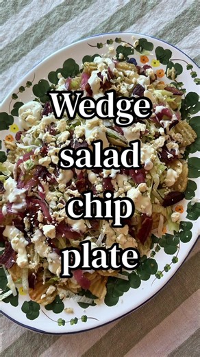 Delicious Wedge Salad Chip Plate Recipe