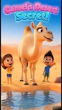 How Camels Survive the Hot Desert! #CurioKidsLife#KidsStories