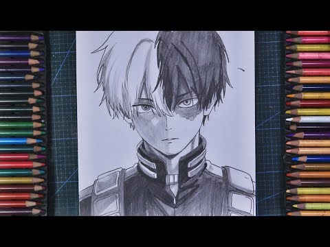 How To Draw Shoto Todoroki || My Hero Academia || Anime Drawing Step By Step