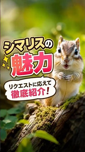 めちゃくちゃ可愛い【シマリスの魅力】紹介！ #shorts #animals