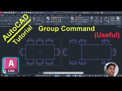 Group Command in AutoCAD
