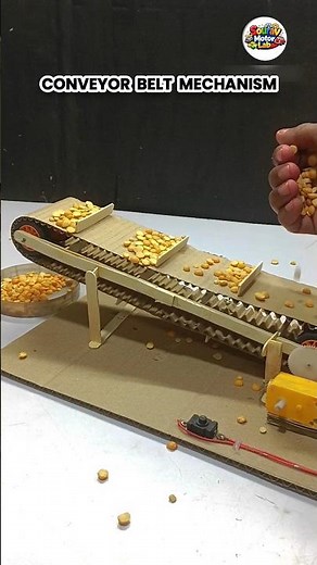 Conveyor Belt Mechanism Working Model