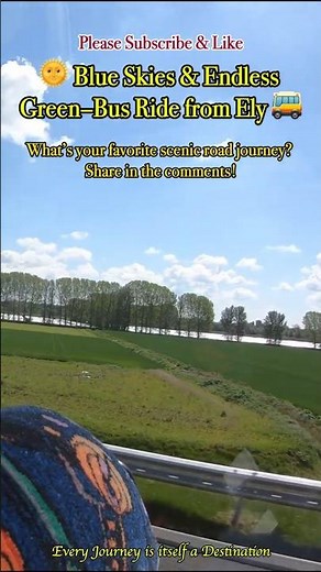 🚌 Scenic Bus Ride from Ely to Norwich | Stunning Countryside Views ☀️🌿 #bustravel #bus #england #uk