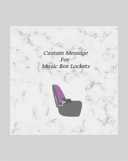 Personalized Message for Music Box Locket