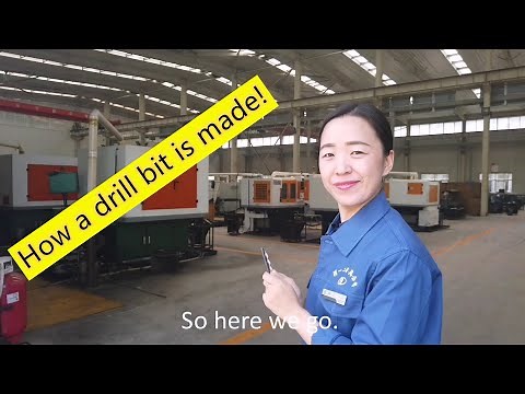 How a drill bit is made (HSS straight shank drill bit)