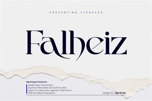 Falheiz - Modern Western Serif Typeface