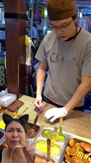 @FoodiePangpang Makan dorayaki #dubbingvideo #shortvideo #shorts