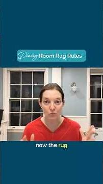 How to Choose the Right Dining Room Rug (Size & Placement) with Betsy Helmuth!