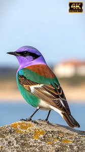 This cinematic 4K close-up delivers an immediate audio payoff — a tight, expressive wheatear song that launches within the first second and holds in vivid high-definition. In this clip you’ll hear a clear, warbling phrase followed by a staccato tail-note that’s unusually resonant for a small passerine — an engaging vocal signature that makes this recording stand out among typical bird-song shorts. This [family] performs with a layered tonal structure (whistles that dip, a quick melodic trill, th