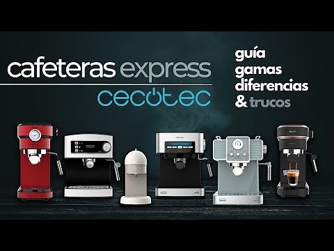 Cafeteras EXPRESS/EXPRESSO CECOTEC 2023. Guía,diferencias, explicaciones y consejos!