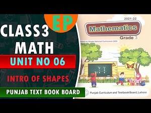 Class 3 Math new book Chap 6 Geometry(Shapes, rectangle, triangle, circle)@ Educate Pakistan