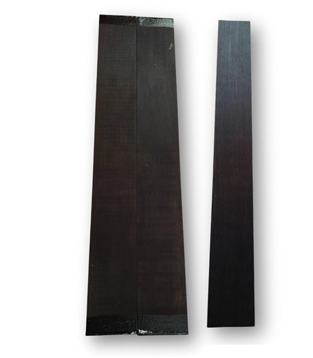 Pure Black Ebony Guitar Fretboard Blanks Set of 2 By- Aruj Musical - Etsy