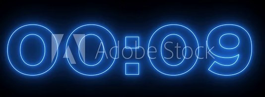 Countdown timer ten secounds animation from 10 to 0 seconds, 60 Seconds countdown, Day hour minute and second countdown timer, Countdown ,4k alpha channel on back background.