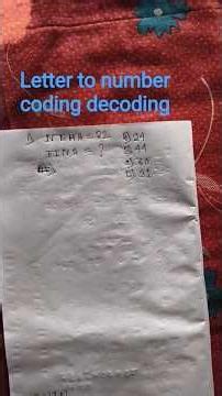 letter to number coding decoding#reasoningtricks#tricks#best solution method#education