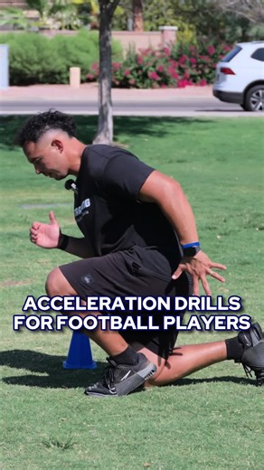 DO THESE 5 ACCEL DRILLS 🏈⚡️ Comment “Program” for a FREE SPEED PROGRAM! #speedtraining #football #tiktokcampaign #tiktoksportsskillscontest #footballtraining