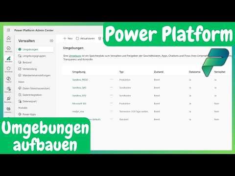 Power Platform Umgebungen aufsetzen (Dev, Test, Prod) – Schritt-für-Schritt Tutorial