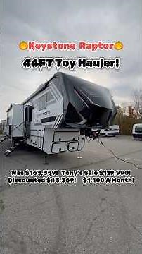 2025 Keystone Raptor 441 Toy Hauler