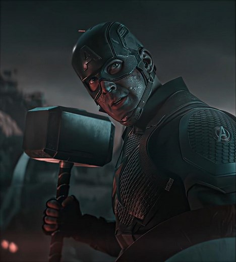 Cap Lifts The Mjolnir | Captain America Edit | Song - NO BATIDÃO (Slowed) #edit #shorts