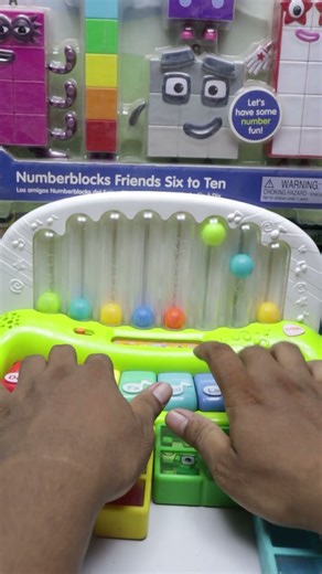 Fun&Cute Hippo Piano–36:45 Second Unboxing Numberblocks Friends Ten Activity Set! ASMR Shorts Video