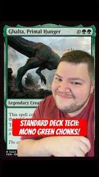 Standard Deck Tech: Mono Green CHONKS #MTG #MTGStandard #MTGArena