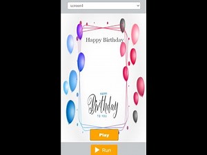 How to make Happy Birthday Card on code.org