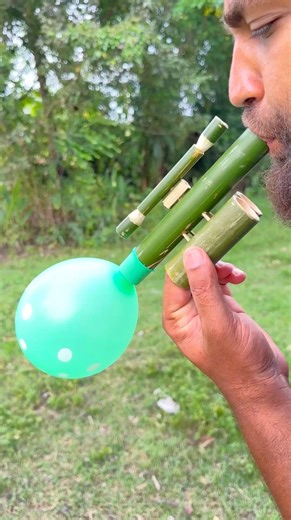 Creative Bamboo Balloon Flute – Amazing Handmade Instrument