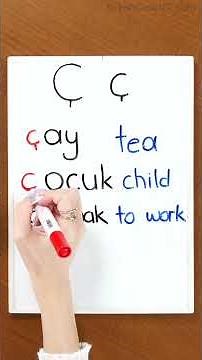 Learn Turkish Alphabet #4 - ç