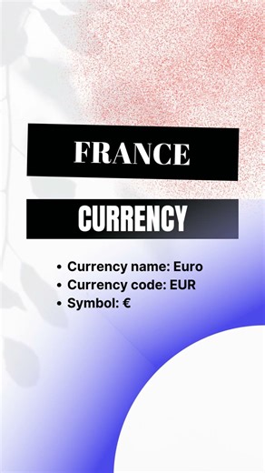 France Currency #currency #ytshorts #reelsvideos #france #europeancountries