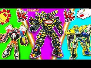 [Tomica] Job Labor vs. Shinkalion vs. Railroad Crossing Ghost!? Transform, combine, and battle! E...