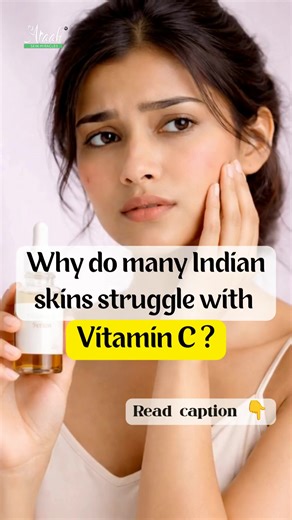 Araah Skin Miracle|Natural Skin & Hair Store on Instagram: "Vitamin C is one of the most popular skincare actives. But it’s also one of the most misunderstood — especially for Indian skin. Many Vitamin C formulas: • are unstable in heat • oxidise quickly in our climate • require low pH that can irritate • don’t suit humid, polluted routines That’s why many people feel: “It worked at first… then my skin started reacting.” Vitamin C is not bad. But it is not essential for everyone. Healthy glow co