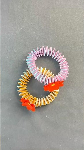 Handmade DIY Paper Bracelet………