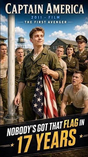 Nobody’s Got That Flag in 17 Years 🇺🇸😏 | Captain America: The First Avenger (2011)#shorts #movie