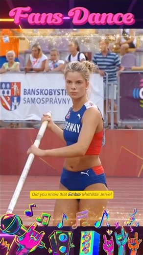 Watch Embla Jervell’s Stunning Performance in Pole Vault #remix #vibes