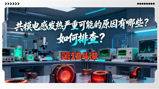 第194讲 共模电感发热严重可能的原因有哪些？如何排查？
