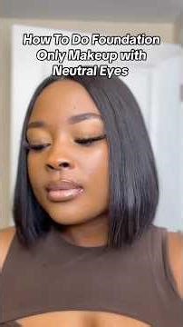 Flawless Foundation-Only Makeup Routine | No Contour Needed #foundation #makeup