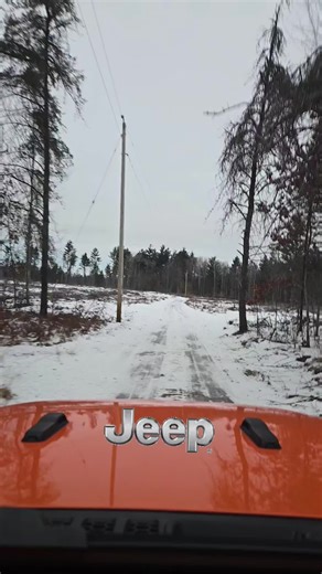 Cruising the logging roads on ice. #jeep #tastethejoose #wisconsin #jeeplife