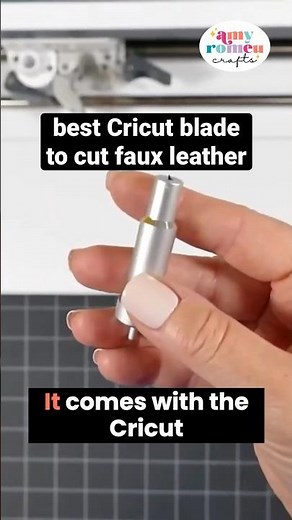 What Cricut blade do you need to cut faux leather? #cricut #cricutmade #fauxleather #crafting
