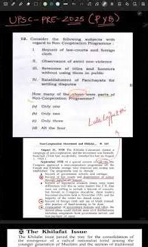 UPSC PRE PYQ #upscprelims #ias #history #upscprelims2026