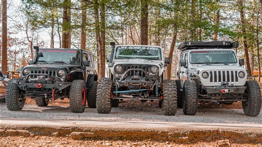 Our 3 Jeep Wranglers and their unique upgrades