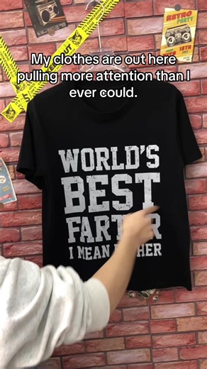 My clothes are out here pulling more attention than I ever could.#tshirts #funnytshirts