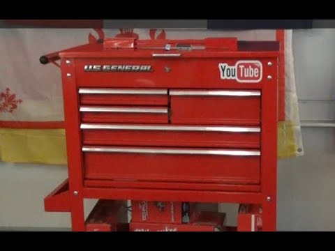 Modifications made to Harbor Freight's 5 Drawer Mechanics Cart