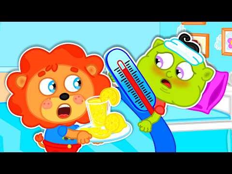 Little Lion | Sick Orc | Cartoon | Video for Kids