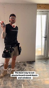 93K views · 369 reactions | This is the best way to cut plasterboard out around doors and windows | Elmwood Carpentry | Facebook