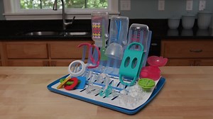 Set it up, load it up, and fold it up! The Dr. Brown’s® Folding Drying Rack is there when you need it and gone when you don’t. Shop now on Amazon ➡️ https://amzn.to/2SrAnJq | Dr. Brown's Baby